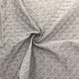 Textured Spandex Charcoal Activewear Fabric