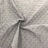 Textured Spandex Charcoal Activewear Fabric