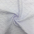 Printed Spandex White Activewear Fabric