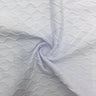 Printed Spandex White Activewear Fabric