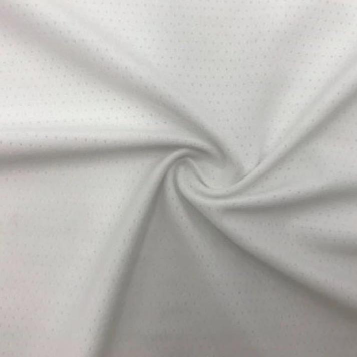 Stretch Mesh White Moisture Management