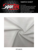 Stretch Mesh White Moisture Management