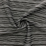 Perfo Jacquard Compression Fabric Black & White