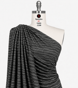 Perfo Jacquard Compression Fabric Black & White