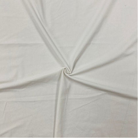 Compression Tricot White Swimwear Fabric