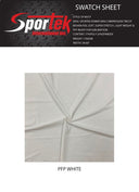 Compression Tricot White Swimwear Fabric