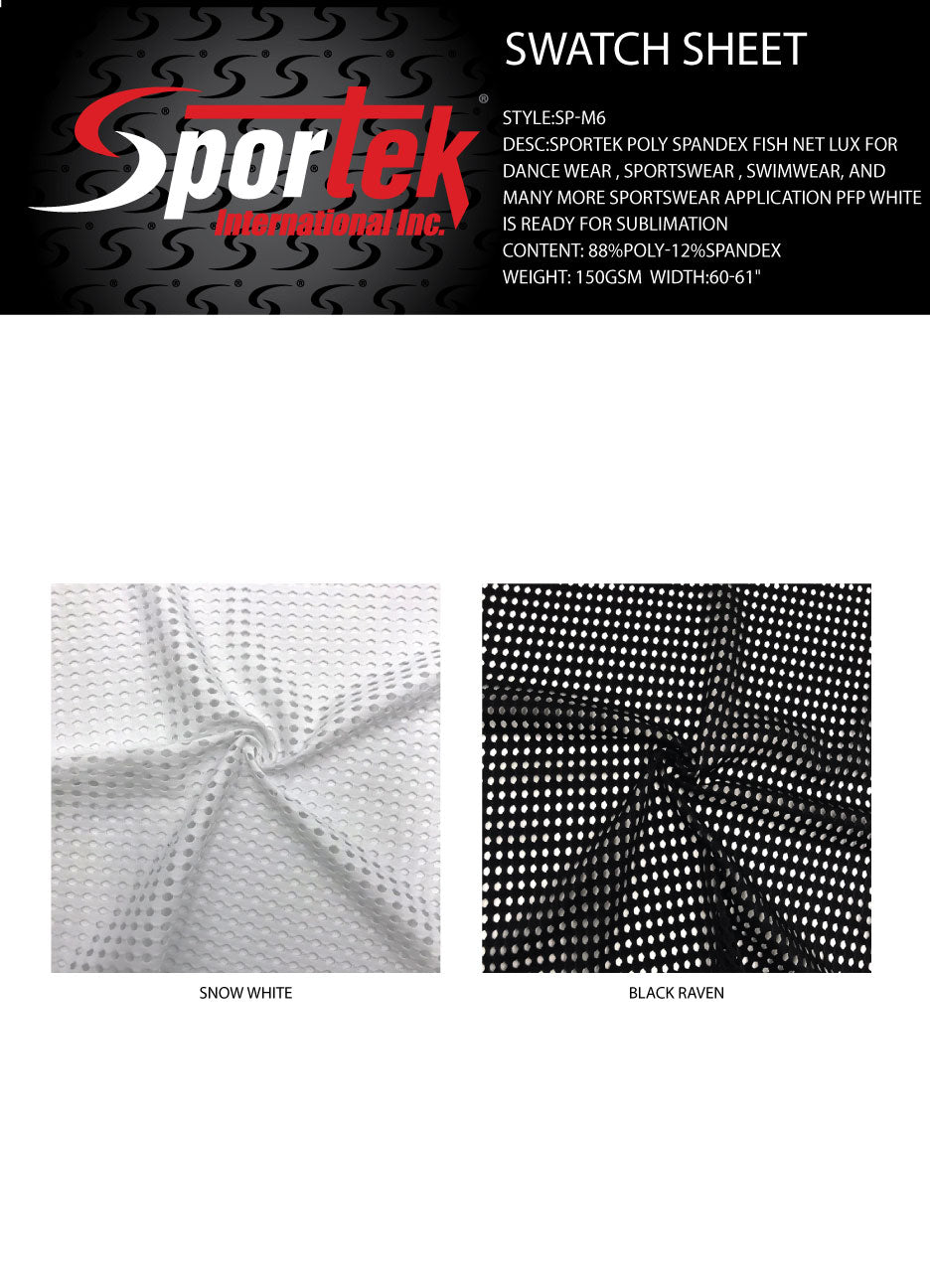Fish Net Lux Poly Spandex Mesh