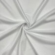 Eyelet Mesh Matte White Performance Fabric