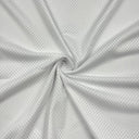 Eyelet Mesh Matte White Performance Fabric