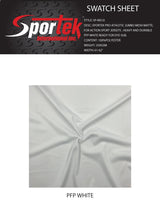 Jumbo Mesh Matte Fabric White Heavyweight Activewear