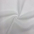 Performance Mesh White Fabric