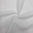 Performance Mesh White Fabric