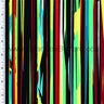 Nylon Spandex Tricot Neon Abstract Stripe Print