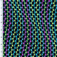 Printed Nylon Spandex Tricot Wet Print Neon Abstract