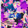 Printed Nylon Spandex Tricot Floral Wet Print