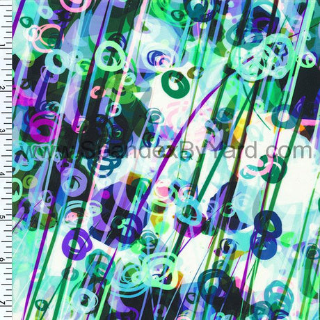 Printed Nylon Spandex Feeling Lucky Floral Swimwear Fabric