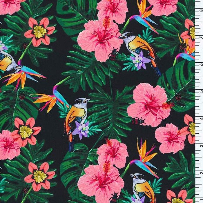 Printed Spandex Night in Maui Floral