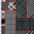 Nylon Spandex Wet Print Abstract Swimwear Fabric