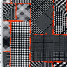 Nylon Spandex Wet Print Abstract Swimwear Fabric