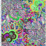 Nylon Spandex Wet Print Peace Garden Swimwear