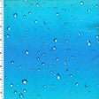 Printed Nylon Spandex Tricot Blue Aqua Swimwear