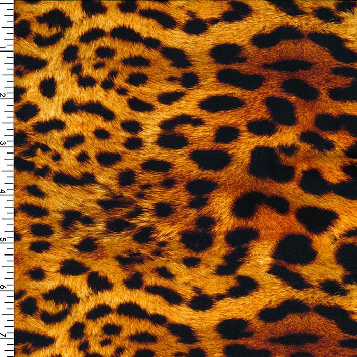 Printed Nylon Spandex Brown Gold Swimwear Fabric