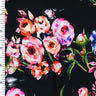 Printed Nylon Spandex Happy Birthday Floral