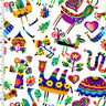 Printed Spandex Colorful Zoo Nylon Spandex