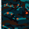 Printed Spandex Star Camo Nylon Spandex