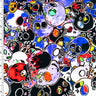 Printed Spandex Skull Party Nylon Swimwear