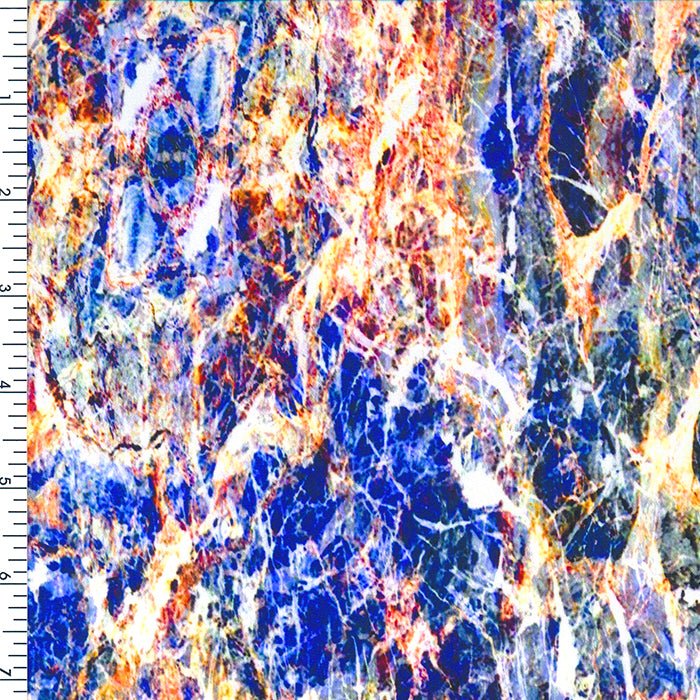 Printed Spandex Oceanic Marble Stone Nylon Swimwear
