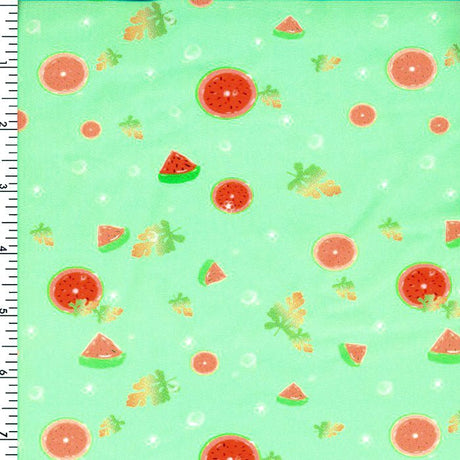 Printed Nylon Spandex Fruit Punch Swimwear Fabric