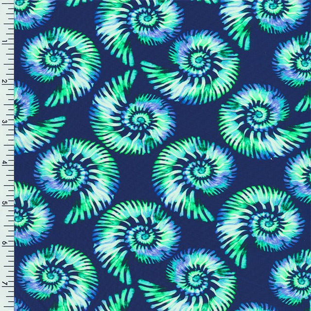 Printed Spandex Tricot Sea Florantine