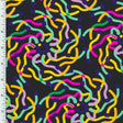 Nylon Spandex Digitally Wet Print Neon