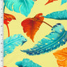 Nylon Spandex Leaf Print Swimwear Fabric