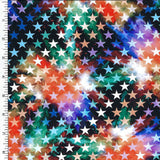 Printed Spandex Disco Star Nylon Tricot