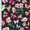 Printed Nylon Spandex Floral Wet Print