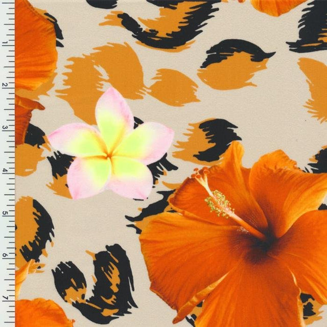 Printed Nylon Spandex Wet Print Life Is Good