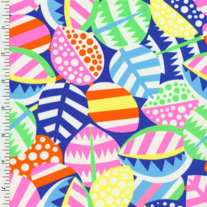 Nylon Spandex Digitally Wet Print Colorful Fall