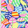 Nylon Spandex Digitally Wet Print Colorful Fall