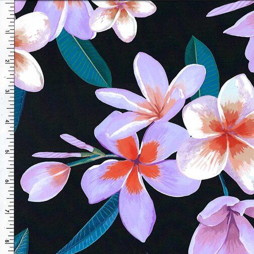 Printed Spandex Hawaiian Love Nylon Tricot