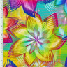 Printed Spandex Rotating Floral Matte