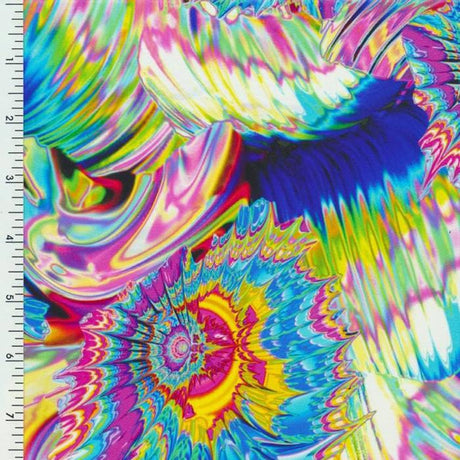 Printed Spandex Wild Tie-Dye
