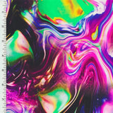 Printed Spandex Lava Pool Nylon Tricot