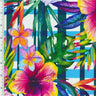 Printed Spandex Tropical Abstract
