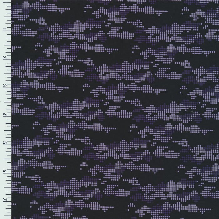 Printed Spandex Abstract Pixelated Swimwear Fabric