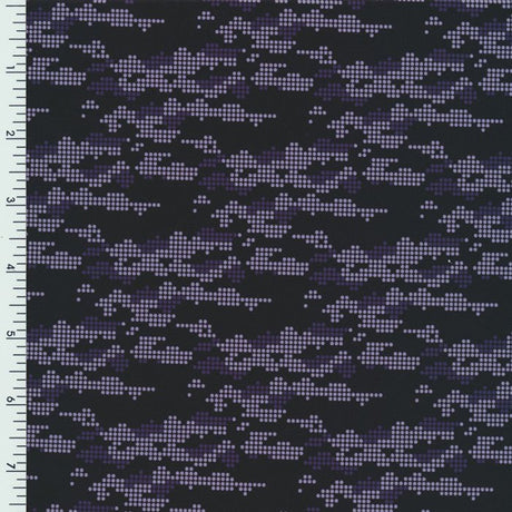 Printed Spandex Abstract Pixelated Swimwear Fabric