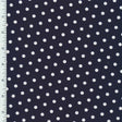 Printed Spandex Navy Polka Dot Swimwear Fabric