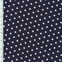 Printed Spandex Navy Polka Dot Swimwear Fabric