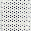Printed Spandex White/Navy Polka Dot Swimwear